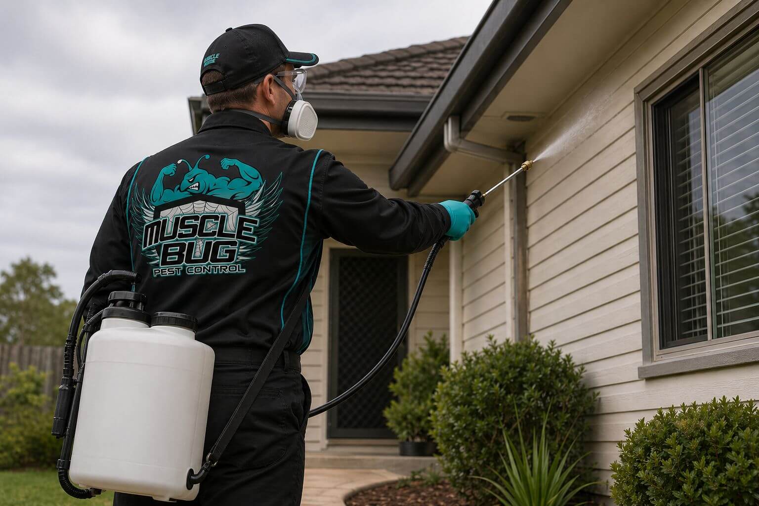 external spider treatment Sydney home pest control